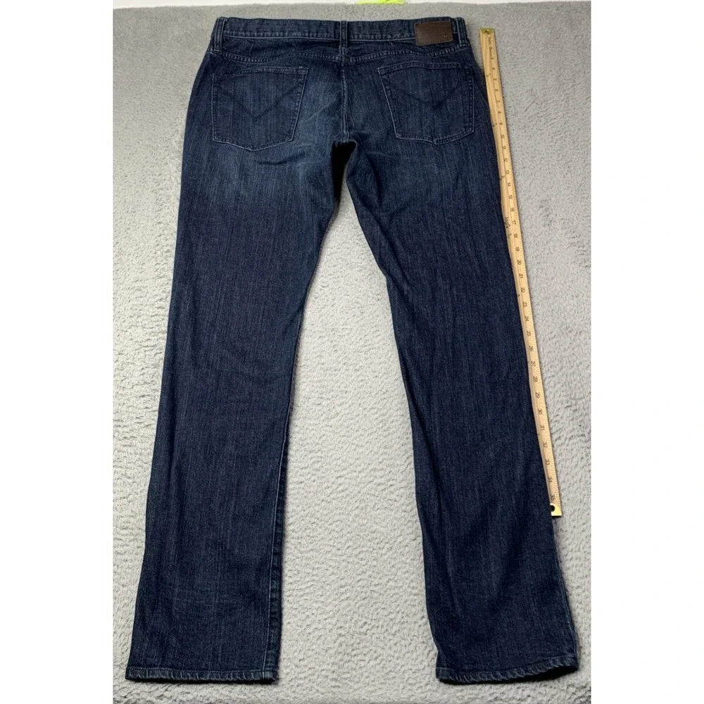 John Varvatos Jeans Mens Size 36 Bowery Slim Straight Dark Wash Cotton Blend